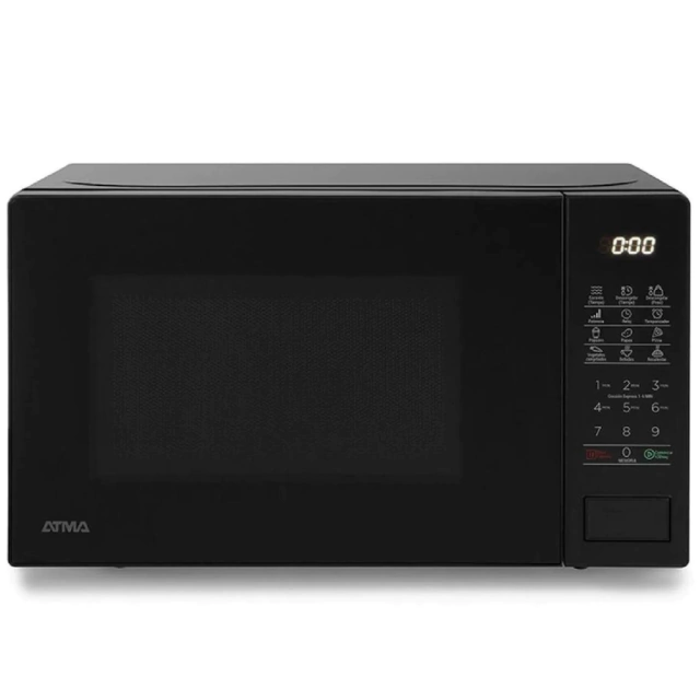 Microondas Atma 20 L Digital Negro MATDB20UAP