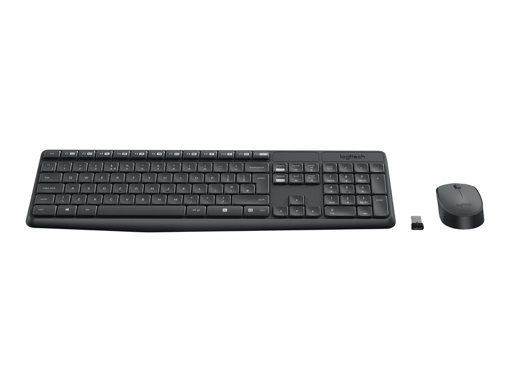 Teclado Inalámbrico Logitech Mk235 Negro
