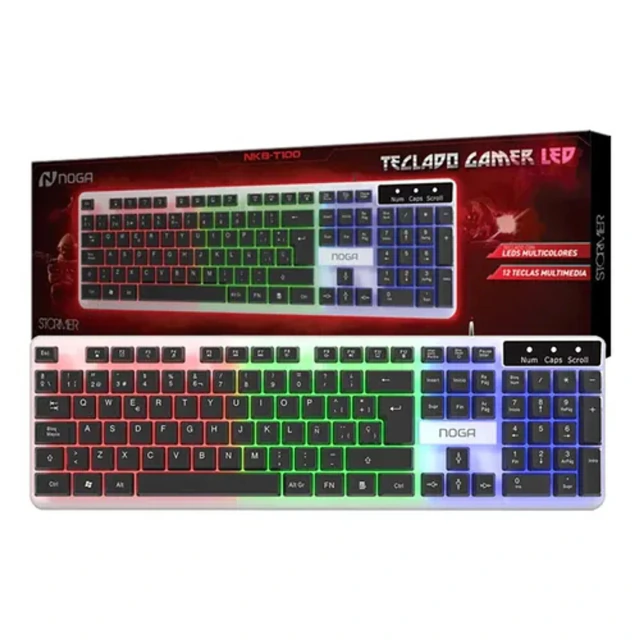 Teclado Gamer Noga NKB T100 RGB USB