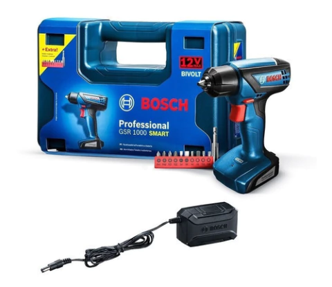 Taladro Atornillador Inalámbrico De 6mm Bosch Gsr 1000 Smart
