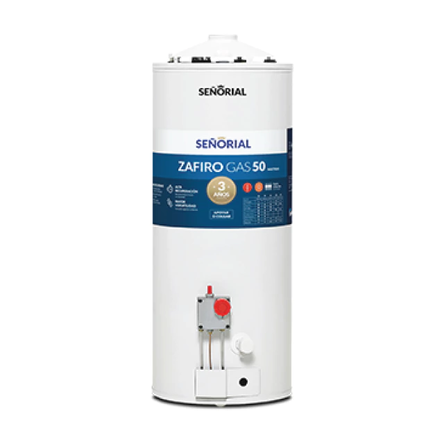 Termotanque Señorial Zafiro Tsz-50 Multigas Blanco Lh