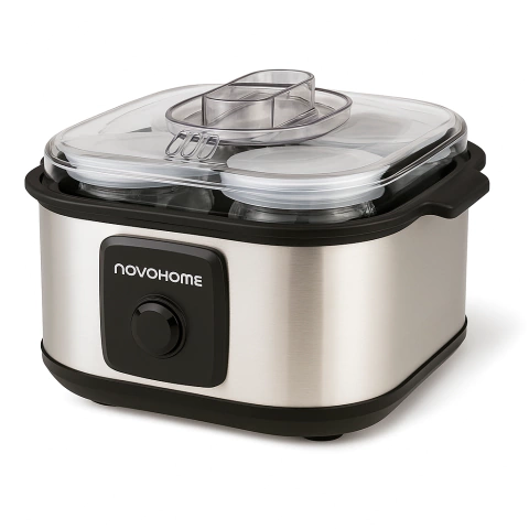 Yogurtera Eléctrica 4 Porciones 720Ml 20W Novohome NH-YG2300