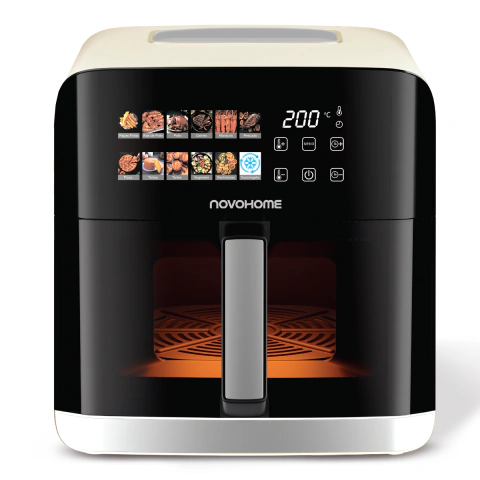 Freidora De Aire Novohome Digital A Color Ventana 10l 1500w