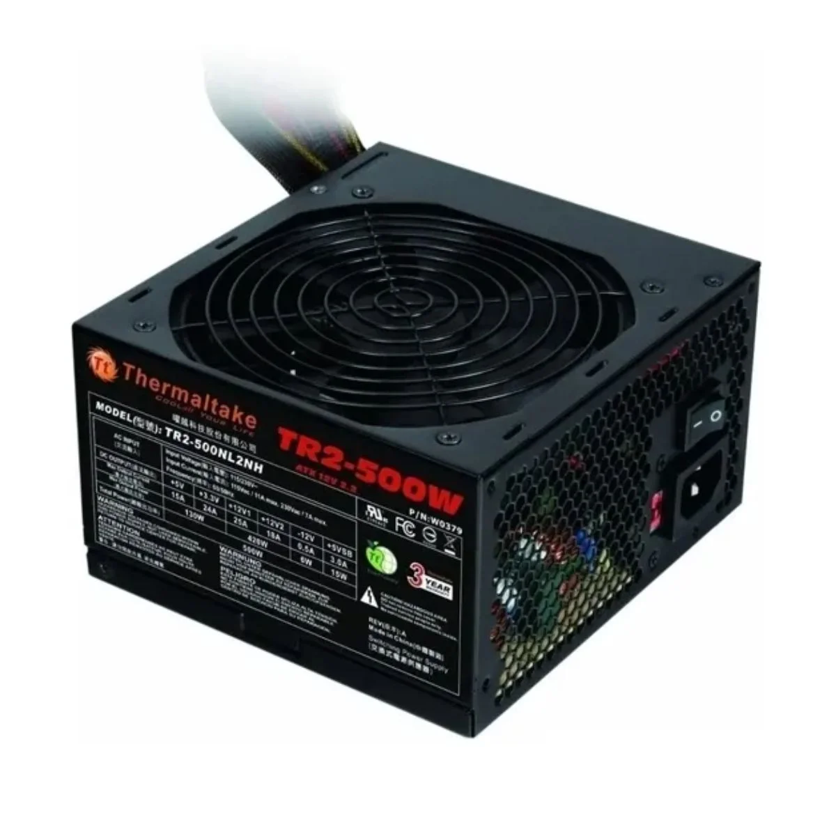 Fuente Thermaltake 500W TR2 500NL2NC