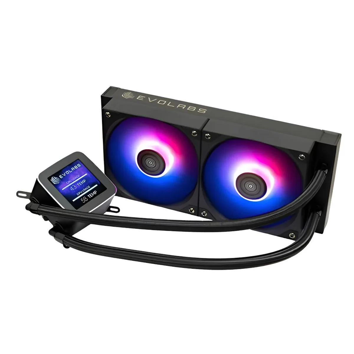 Watercooler Evolabs Cryogene Supreme 240 ARGB TDP 250W DISPLAY