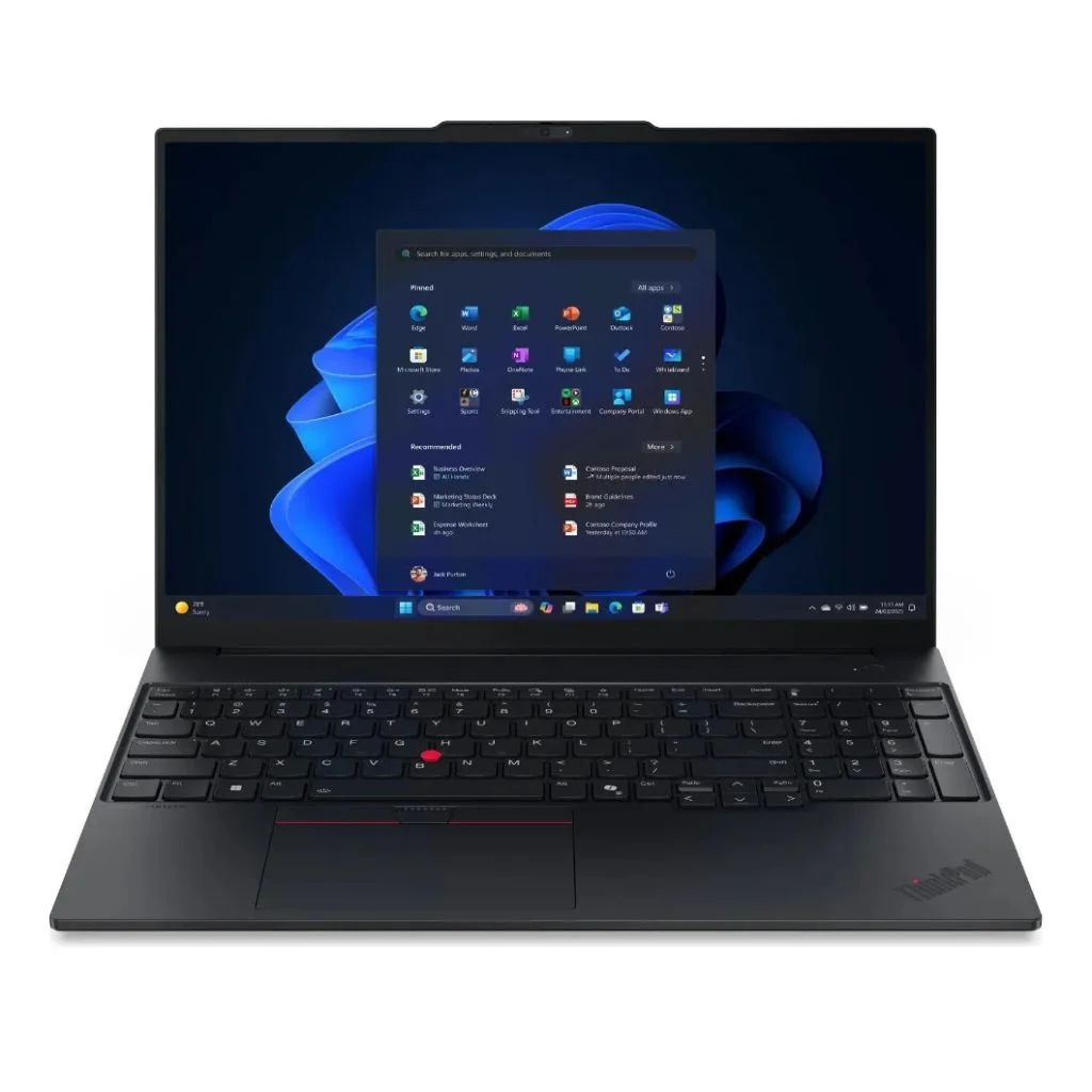 Notebook Lenovo ThinkPad E16 INTEL Core Ultra 5 225U 8GB 512GB SSD 16" WUXGA (1920×1200) IPS WIN 11