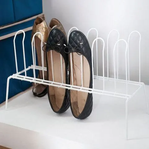 Zapatero 6 Pares 28x49x24 Cm Plástico/Metal Blanco Productos Industriales del Sur