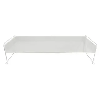 Zapatero Apilable Malla Blanco Hacks & Racks