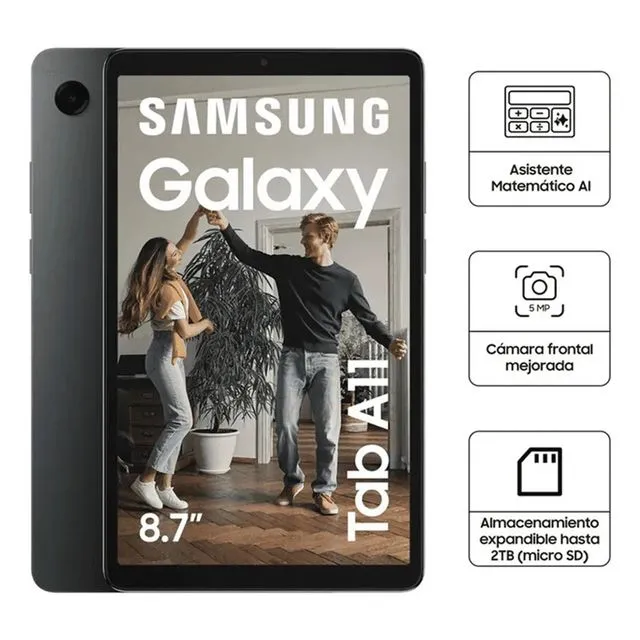 Tablet Samsung Galaxy Tab A11 8.7 4gb 64gb Gris Gris Oscuro