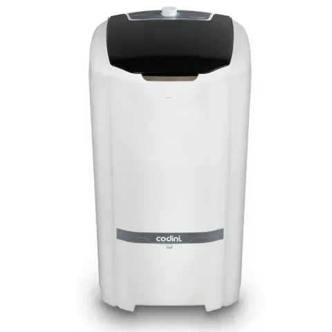 Lavarropas Semiautomático QBICO 10 kg 6 Funciones Sistema de lavado oriental Blanco Codini - 8052