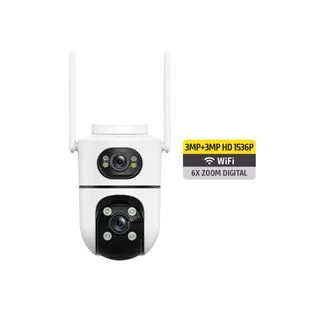 Camara IP wifi móvil exterior doble lente 3MP+3MP NISUTA - NSIC633