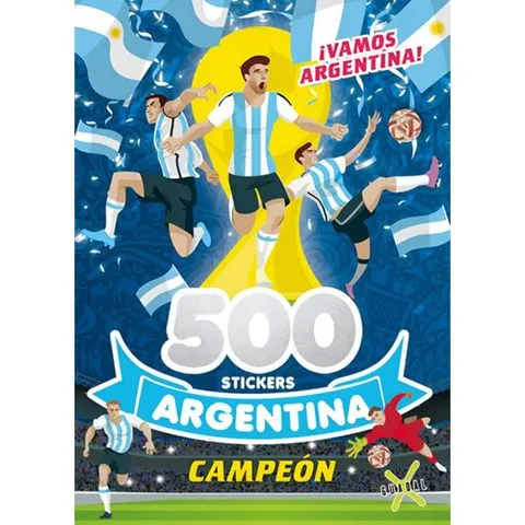 Libro 500 Stickers Argentina Campeón Colección Ed. Guadal
