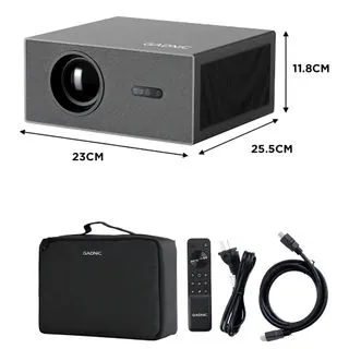 Proyector Gadnic PY4119 FHD 12000 Lumenes Android TV WiFi 6 BT 5.4 AutoFocus PROJ090W