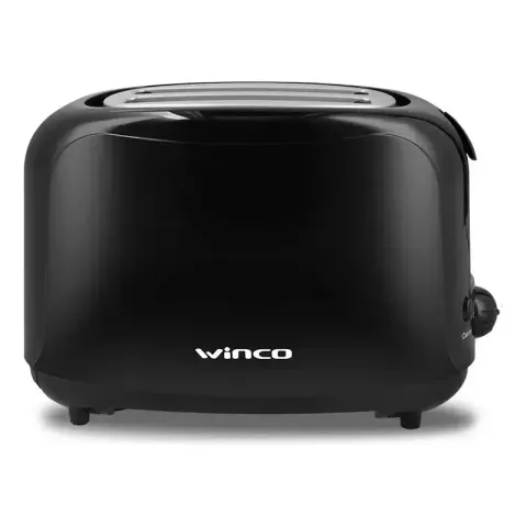 Tostadora Electrica Negra 2 Panes 700w W835n Winco Negro