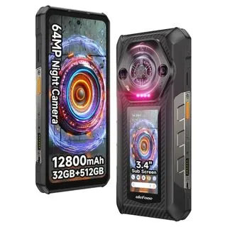 Celular Resistente Ulefone Armor 30 Pro 5G Doble Pantalla 512GB 32GB RAM Bateria 12800mAh Camara 50MP