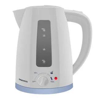 PAVA ELECTRICA DAEWOO 1.7L CON REGULADOR BLANCA WK5416