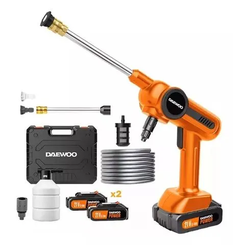 Hidrolavadora Inalambrica 80psi Daewoo Dax65-li 100w + 2 Bat