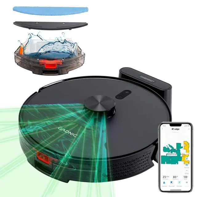 Aspiradora Robot Gadnic con Estación de Descarga