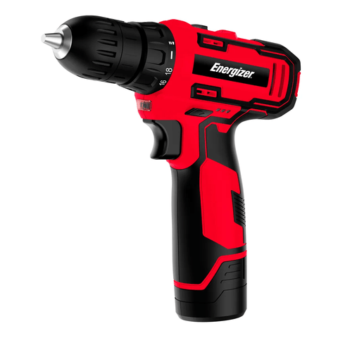 Taladro Atornillador De Mano Inalambrico Energizer Ezlcd12vk Rojo