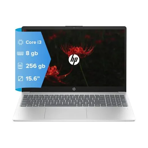 NOTEBOOK HP 15-FD0133WM I3-N305 8GB RAM 256GB 15.6" FHD SILVER