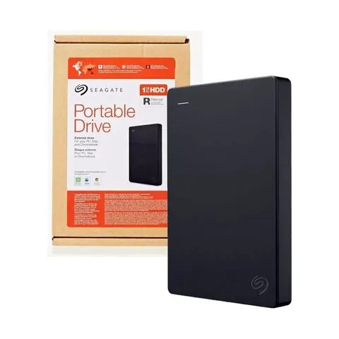 Disco Externo 1TB Seagate 2.5 USB 3.0 Portable Negro
