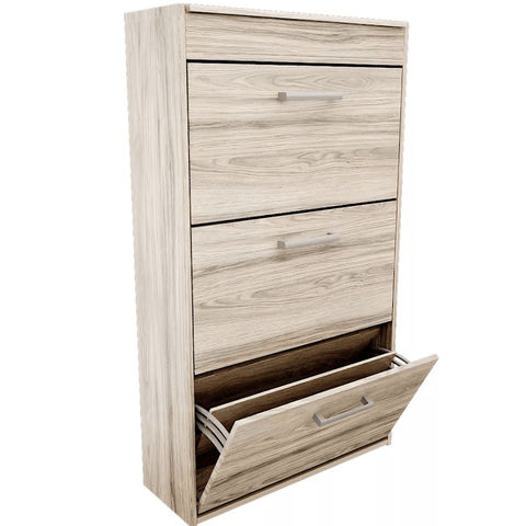 Zapatero 3 Puertas 1 Cajon Tono Abedul 242