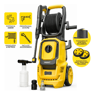 Hidrolavadora electrica alta presion Profesional 2000w 2175 Psi Trent