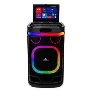 Parlante Portatil King-house 80w Con Pantalla 14.1 Tactil