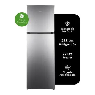 Heladera TCL P333TMN Inverter No Frost 332L Gris