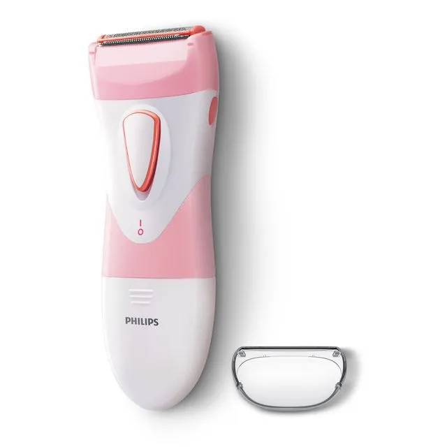 Afeitadora femenina Philips Satin Shave HP6306/00 blanco y rosa