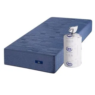 Colchón compactado de resortes Serta Box Hybrid de 1 plaza 90x190 cm
