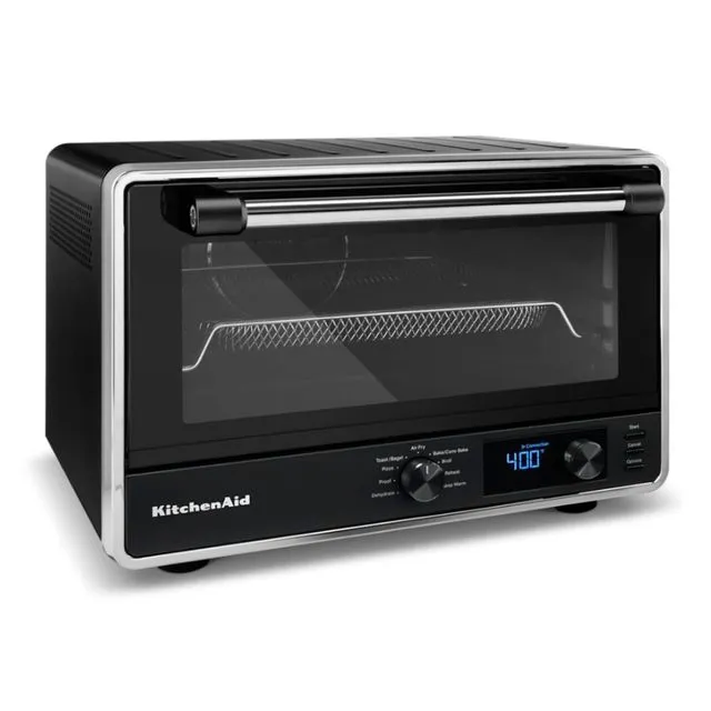 Horno eléctrico Kitchen Aid 14l airfryer negro