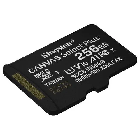Memoria microsdxc Kingston 256gb gen3 con adaptador