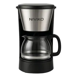 Cafetera Electrica De Filtro Niviko 750ml Automatica 6 Tazas Color Negro