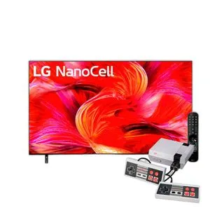 Combo Smart TV LG 55" 4K NanoCell + Consola Retro NES 500 Juegos HDMI