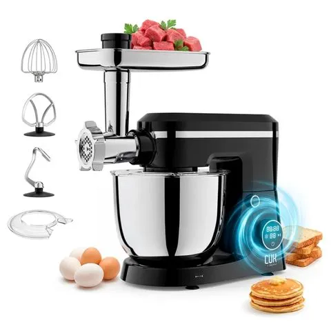 Batidora Planetaria CUK by Gadnic 6 en 1 con Picadora De Carne 1400W