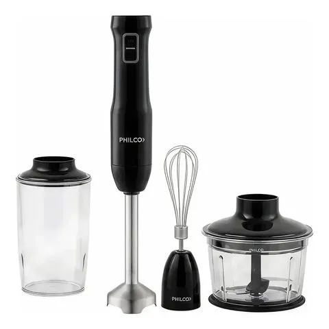 Licuadora de Mano Mixer Philco 4 en 1 600W LMPH21133BN