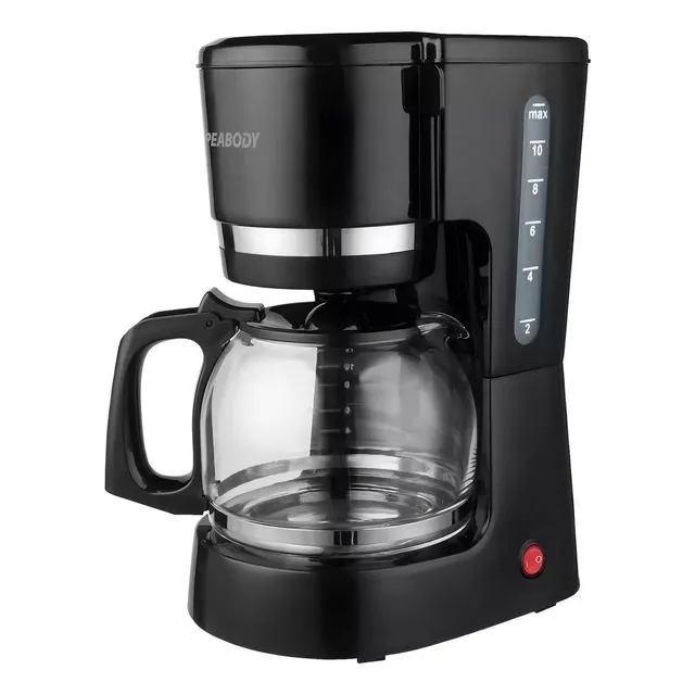 Cafetera Electrica de Goteo Peabody PE-CT4205 1,5 lt Negro
