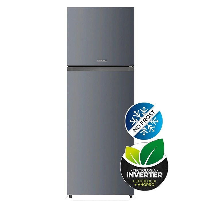 Heladera No Frost Briket KD325FWG 325Lts Inverter Gris
