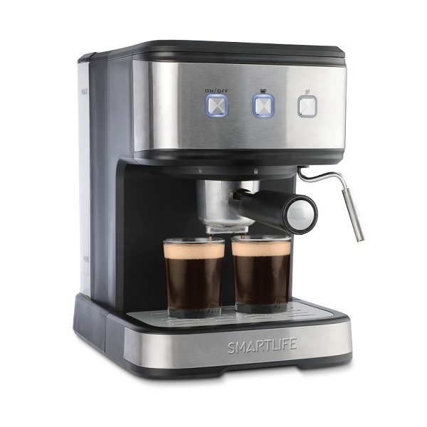 Cafetera express SMART LIFE EC8501 2 en 1 molido/capsulas