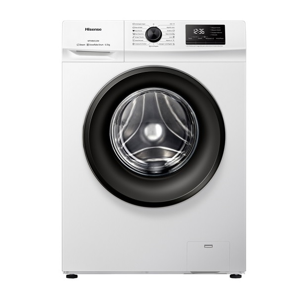 Lavarropas Carga frontal HISENSE WFMB6510W 6.5 kg./1000 rpm.