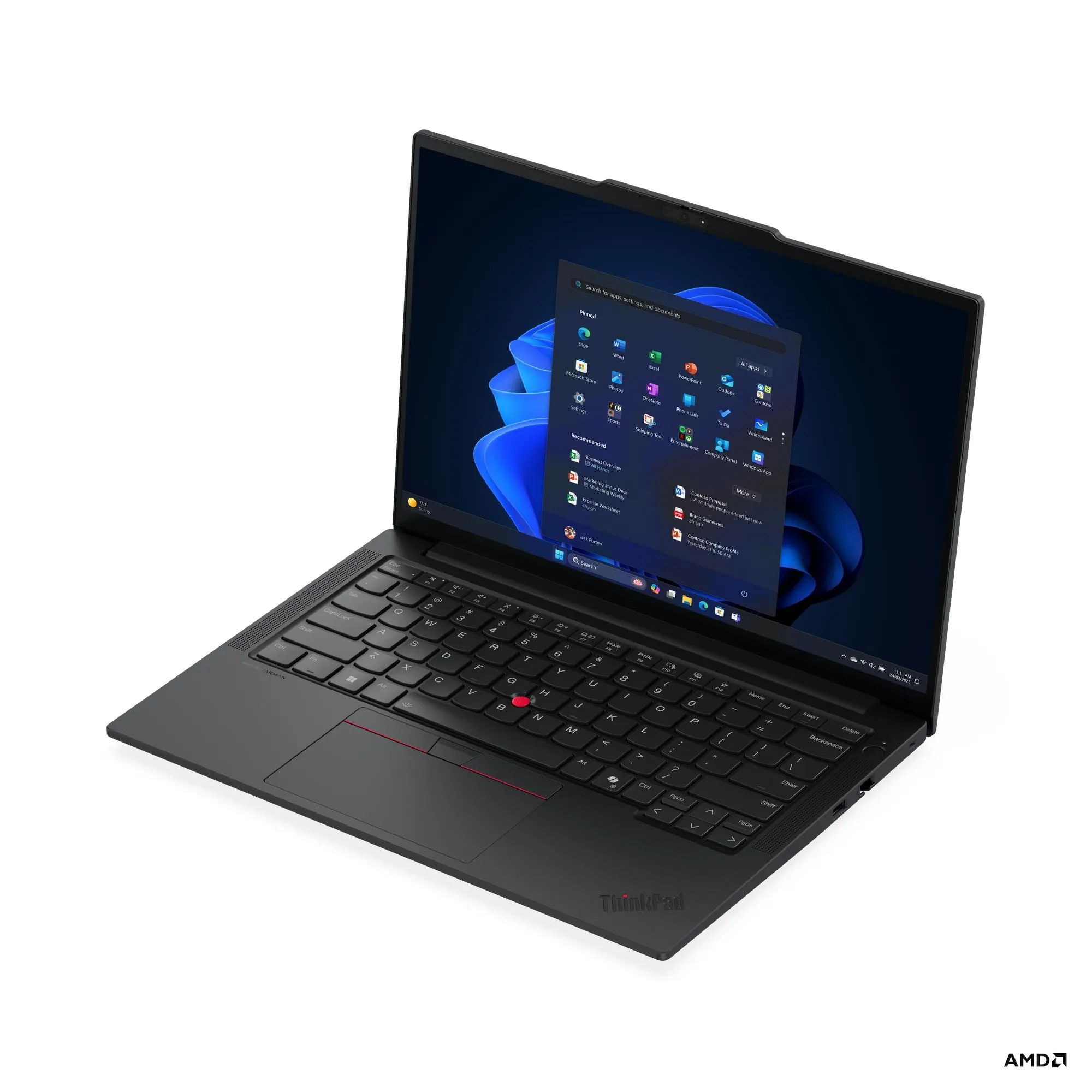 Notebook Lenovo ThinkPad E14 Gen 7 14" AMD Ryzen 7 250 16GB RAM 512GB SSD Sin Sistema Operativo 21T1000BAC