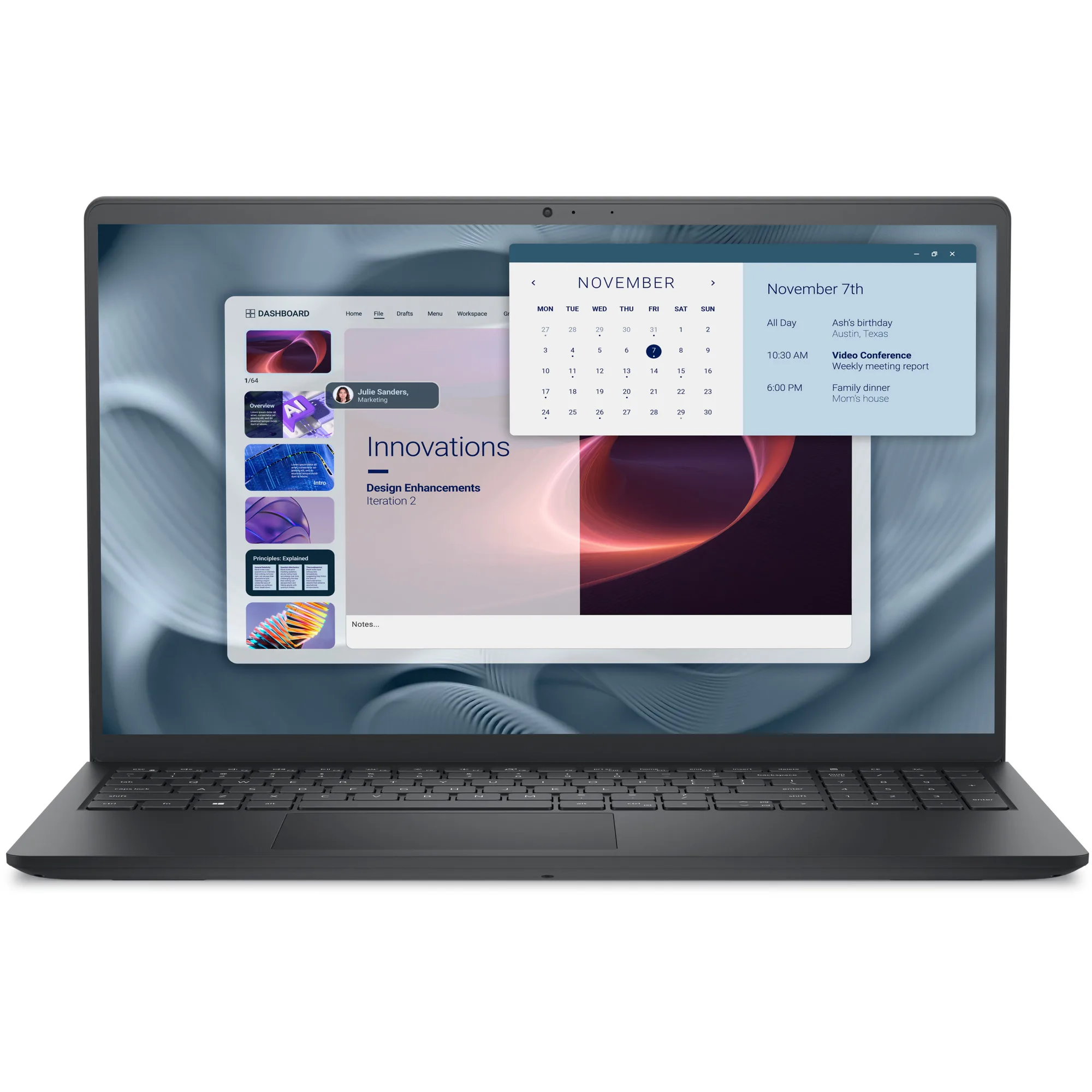 Notebook Dell Pro 15 Essential PV15250 15.6" Intel Core i5 8GB 512GB SSD Ubuntu Linux 2DWMK