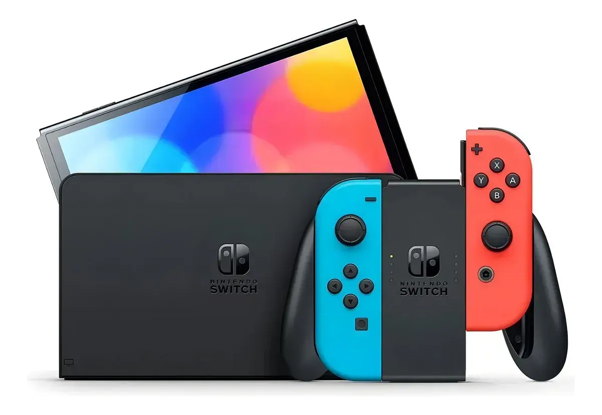 Consola Nintendo Switch OLED 64GB Neón