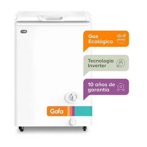 Freezer FGHI100B-S blanco 118lt Inverter Gafa