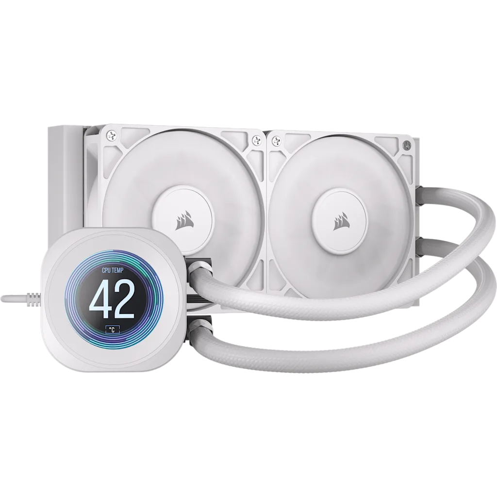 Watercooler Corsair Nautilus 240 RS LCD Blanco