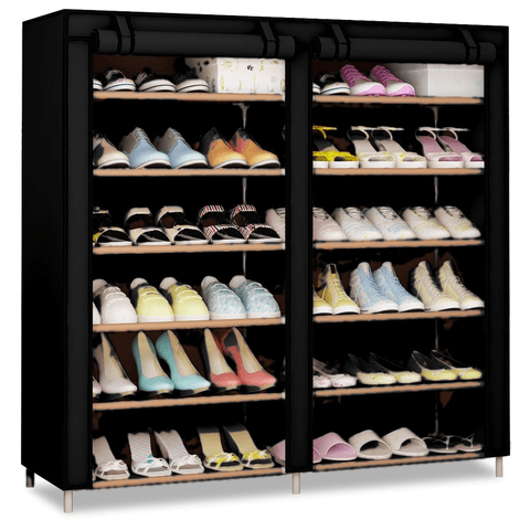 Zapatero Estante Doble Para Zapatos Con Funda Proline largo 57 CM Ancho 25CM