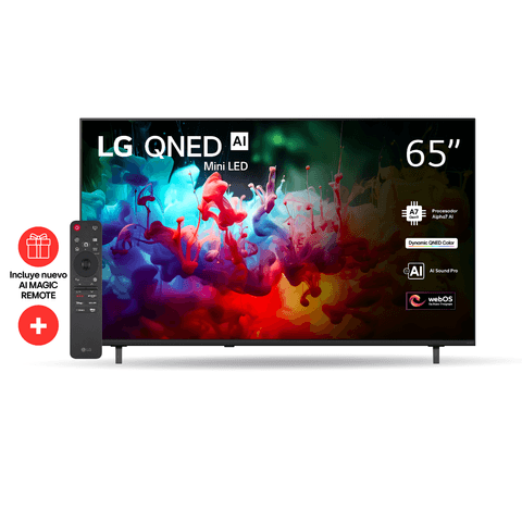 Tv 65" LG 4K UHD QNED Mini LED 65QNED70BSA
