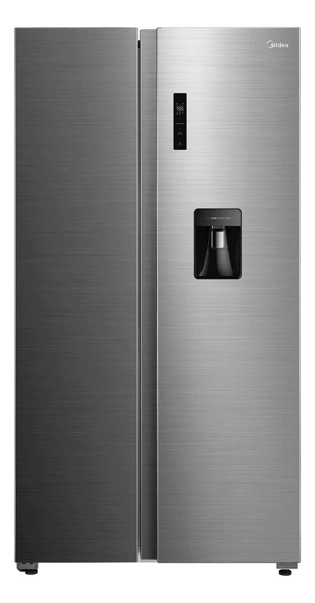 Heladera Inverter Midea Side By Side Inox 510lts C/dispenser Color Acero inoxidable - MDRS710FGE46ADW