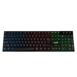 Teclado Raptor Fireclaw M104 Retroiluminado Rainbow Gaming Membrana USB